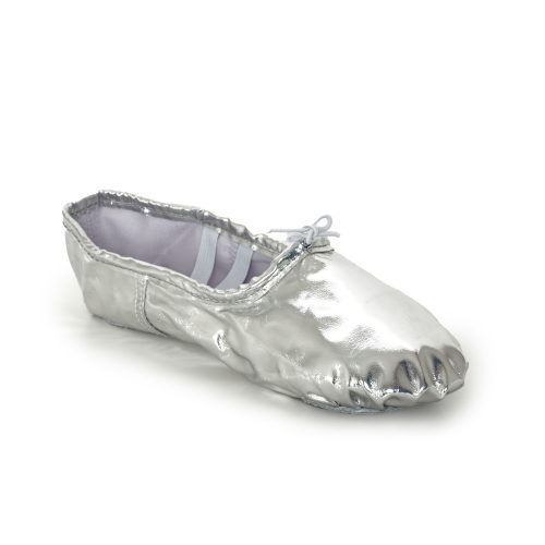 Ezüst színű balettcipő 